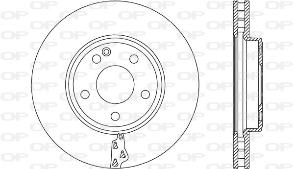 OPEN PARTS Тормозной диск BDR2644.20